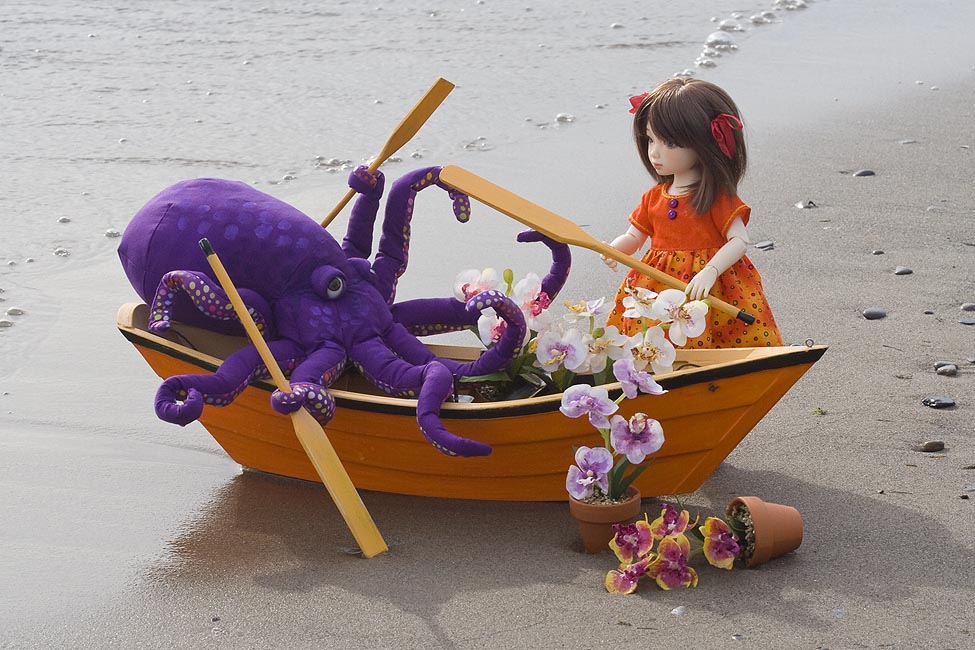 "O" is for Octopus, Orange, Oars and Orchids